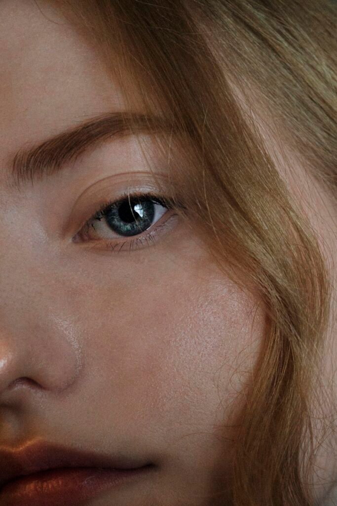 Person Face in Close Up
