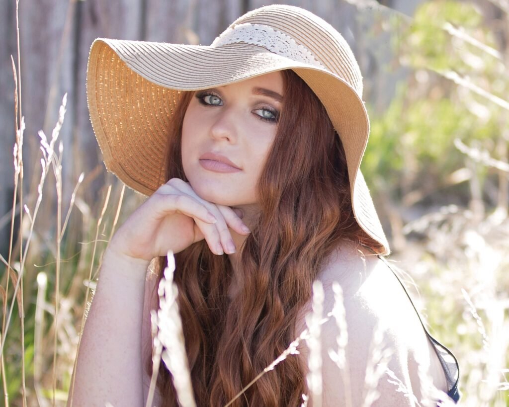 summer, hat, nature