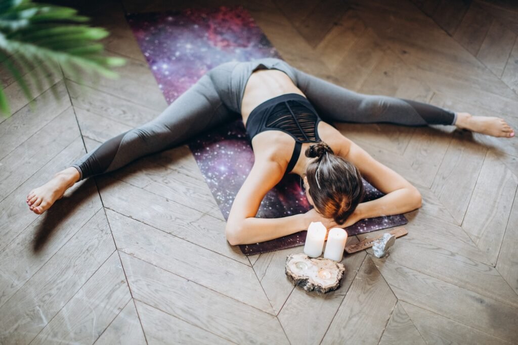 Woman Practicing Yoga